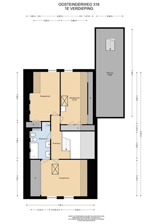 Floorplan - Oosteinderweg 318, 1432 BD Aalsmeer